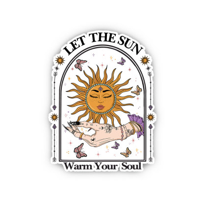 Purplehecate Let The Sun Warm Your Soul Sticker
