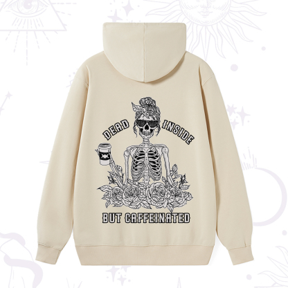Purplehecate Dead Inside But Caffeinated Hoodie