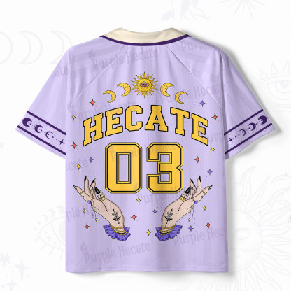 Purplehecate Hecate Moonlight Sorcery Polo Collar Unisex Jersey