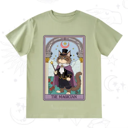 Purplehecate The Magician Cat Tarot T-Shirt