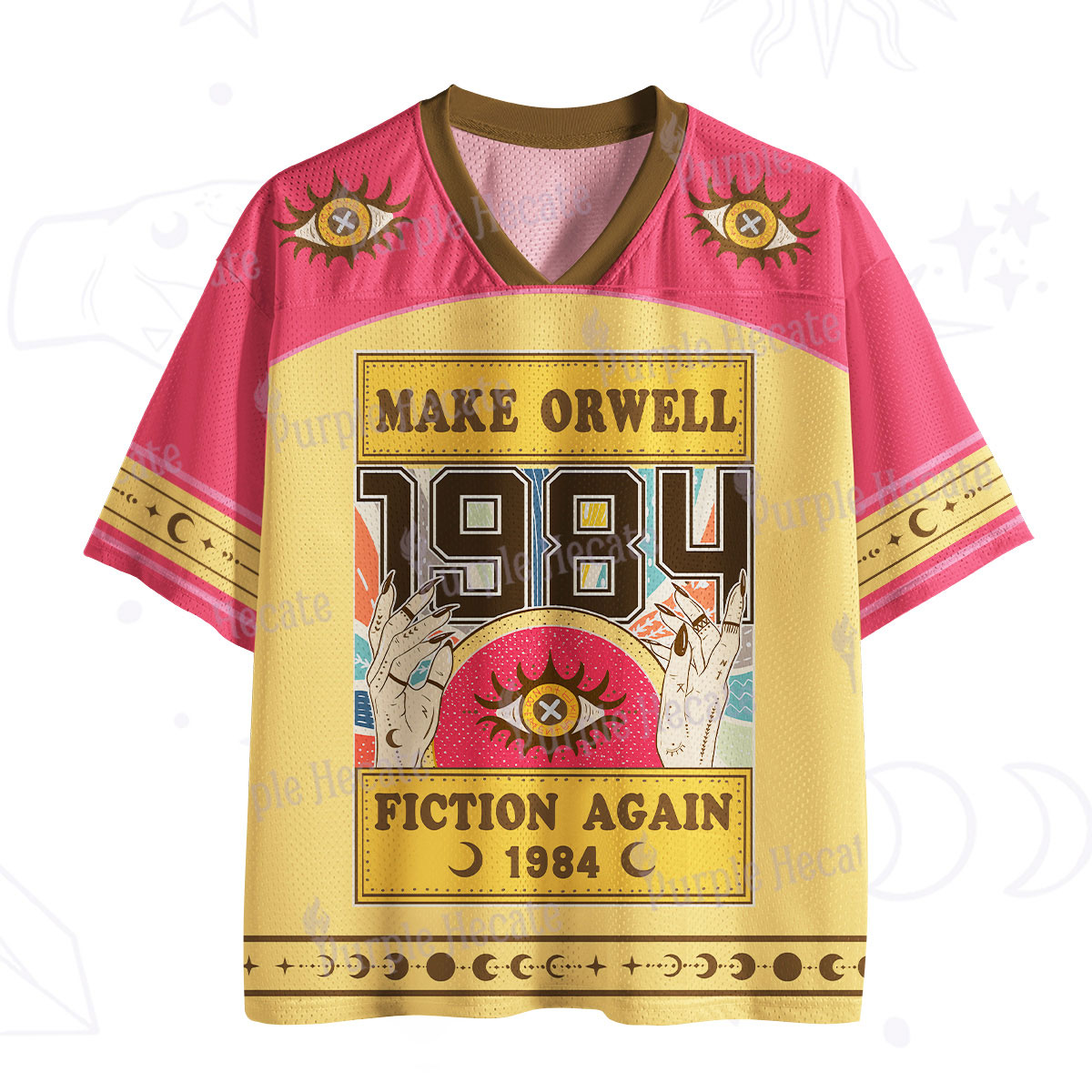 Purplehecate Make 1984 Fiction Again Mesh Jersey