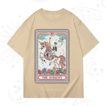 Purplehecate The Funny Skeleton Audacity Tarot T-Shirt
