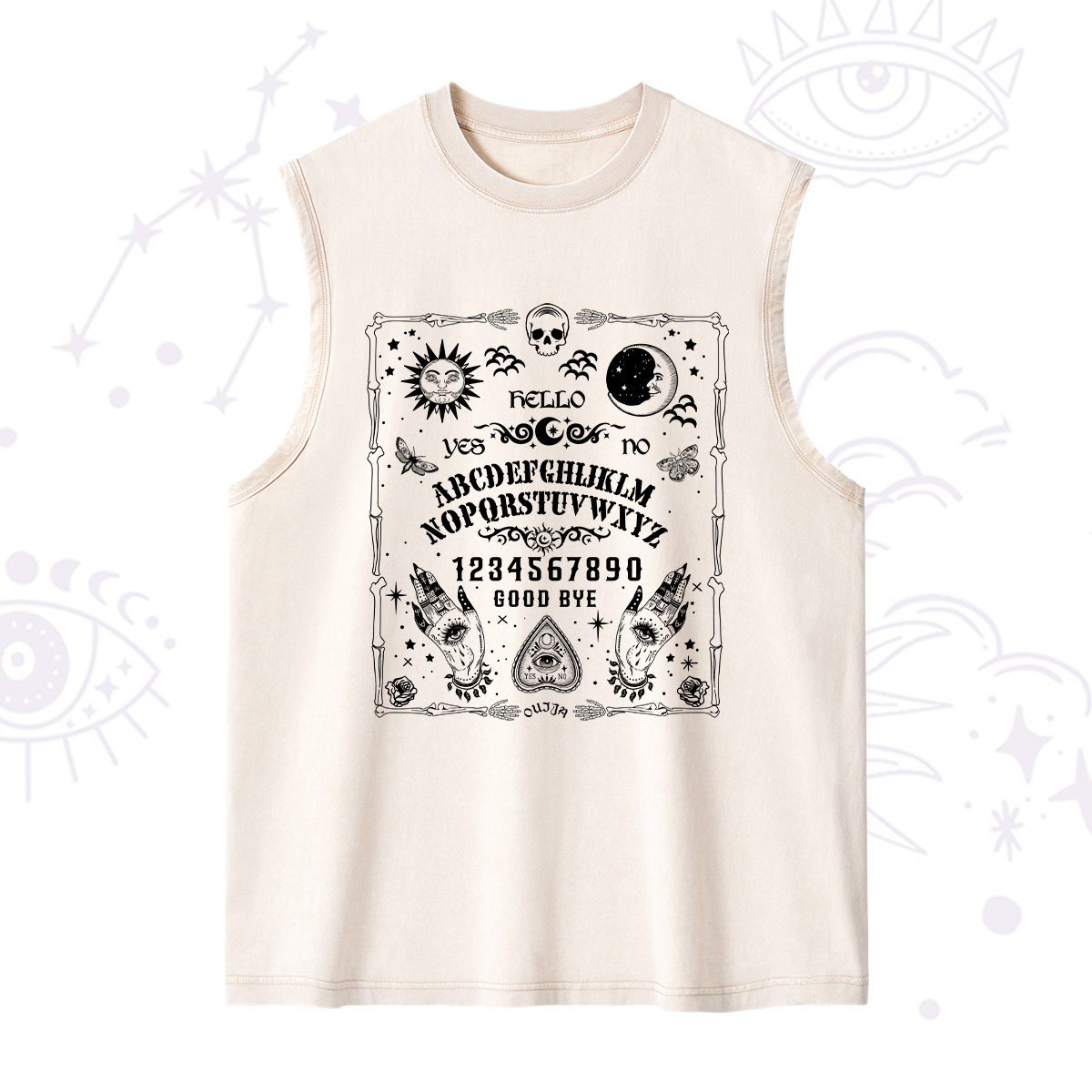 Purplehecate Ouija Board Washed Tank