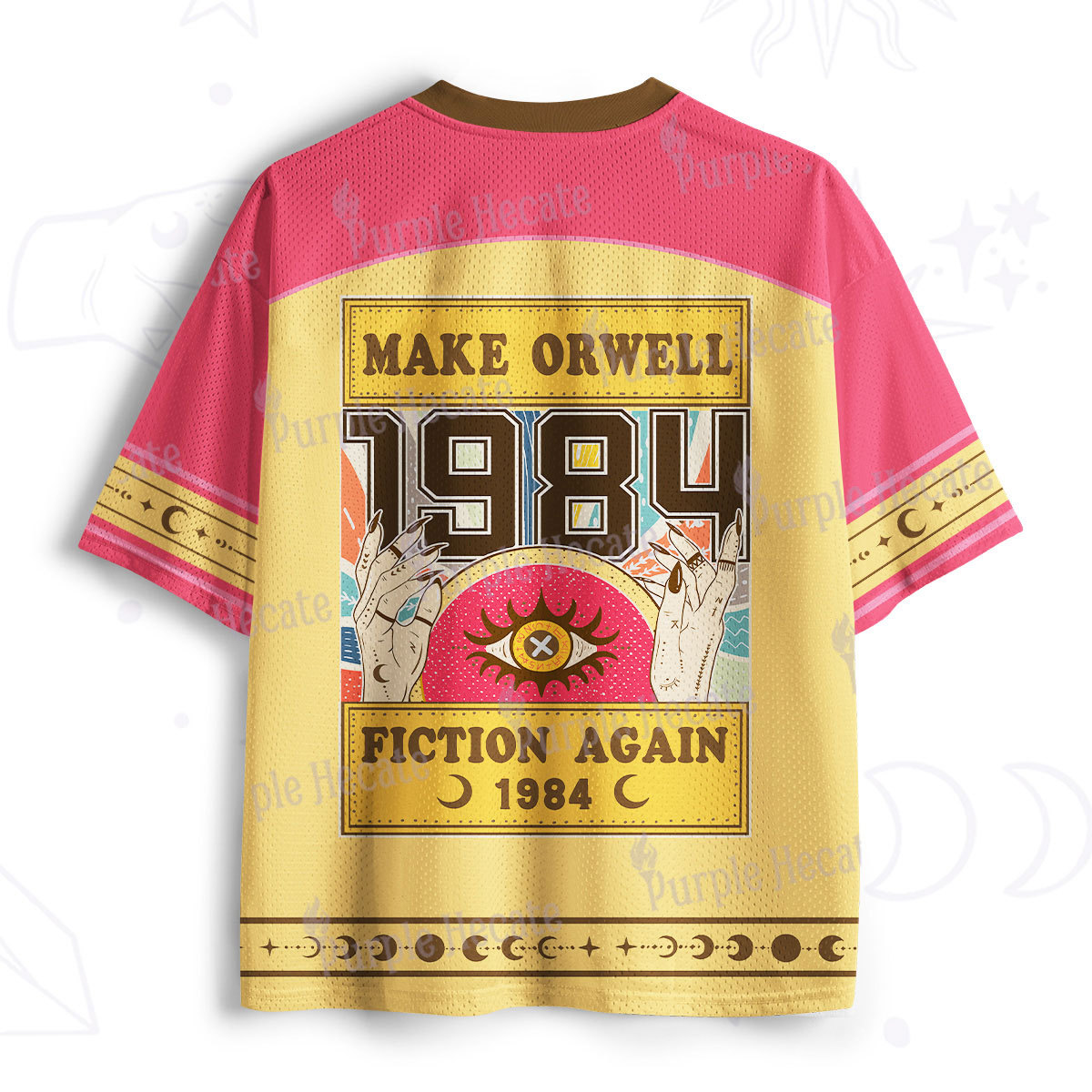 Purplehecate Make 1984 Fiction Again Mesh Jersey