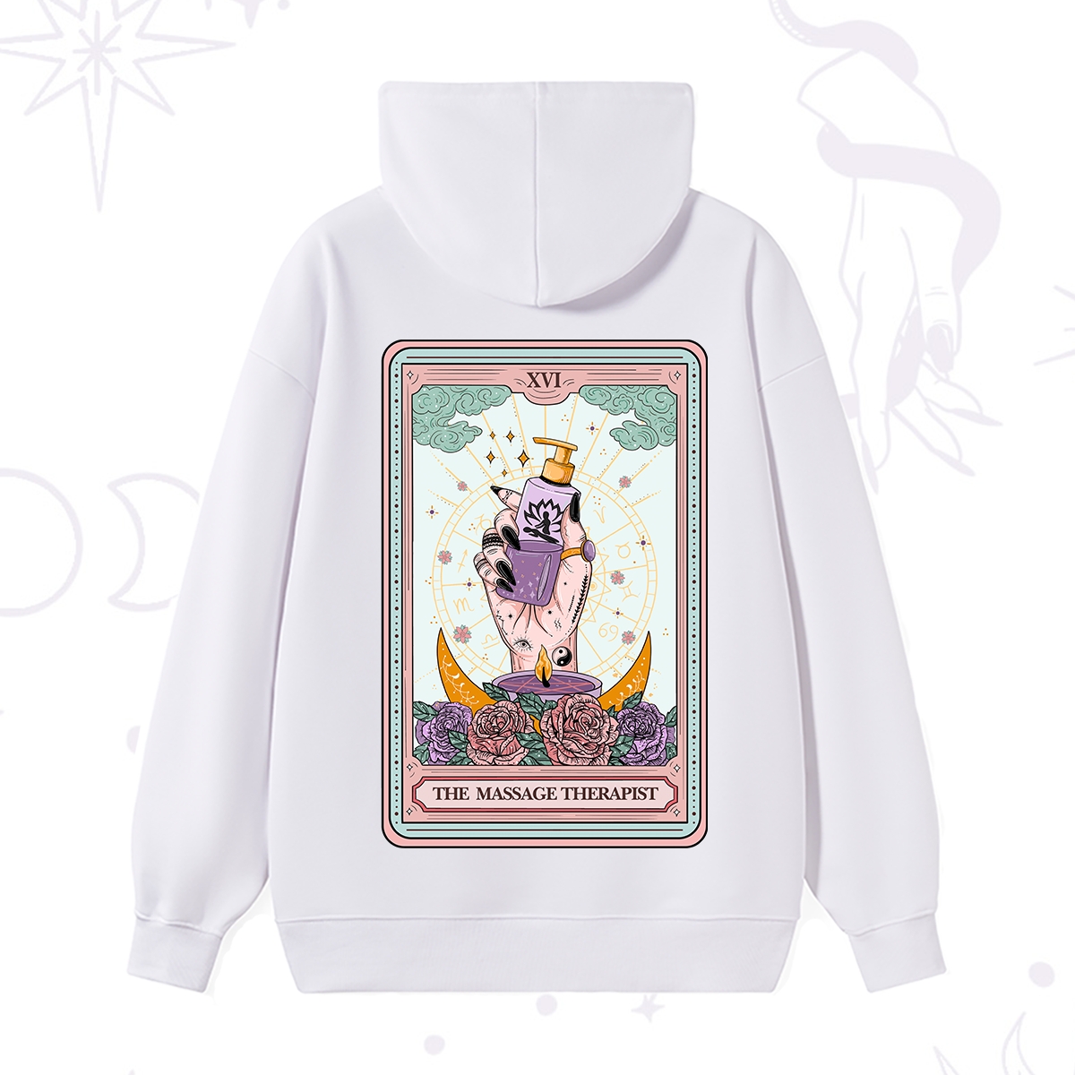 Purplehecate The Massage Therapist Tarot Card Hoodie