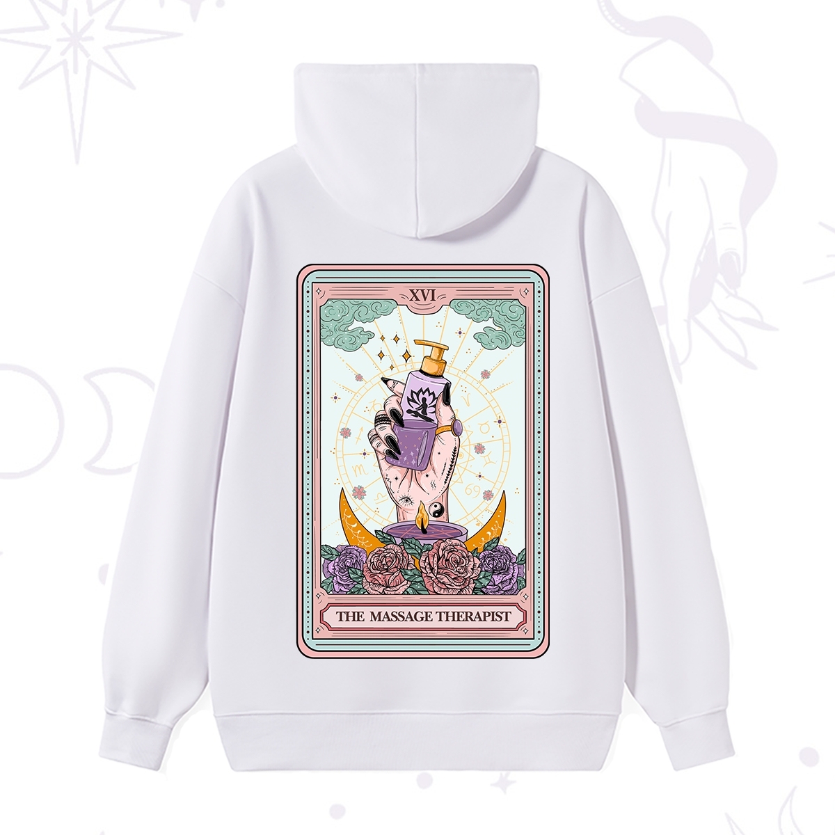 Purplehecate The Massage Therapist Tarot Card Hoodie