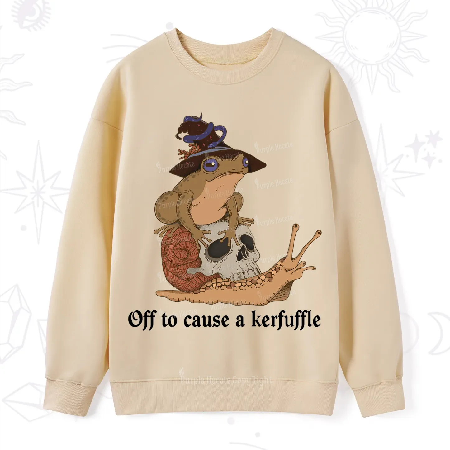 Purplehecate Off To Cause A Kerfuffle Sweatshirt