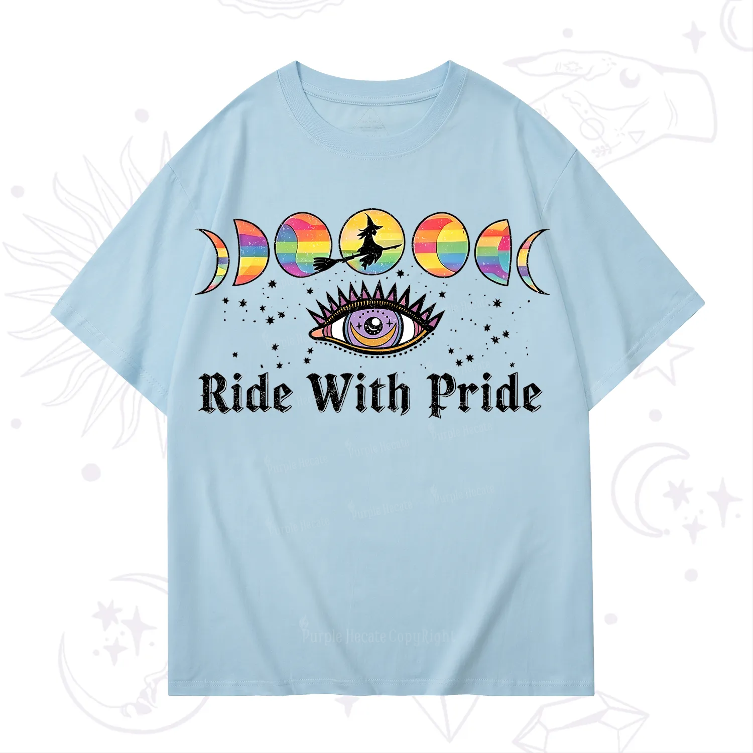 Purplehecate Ride With Rride T-Shirt