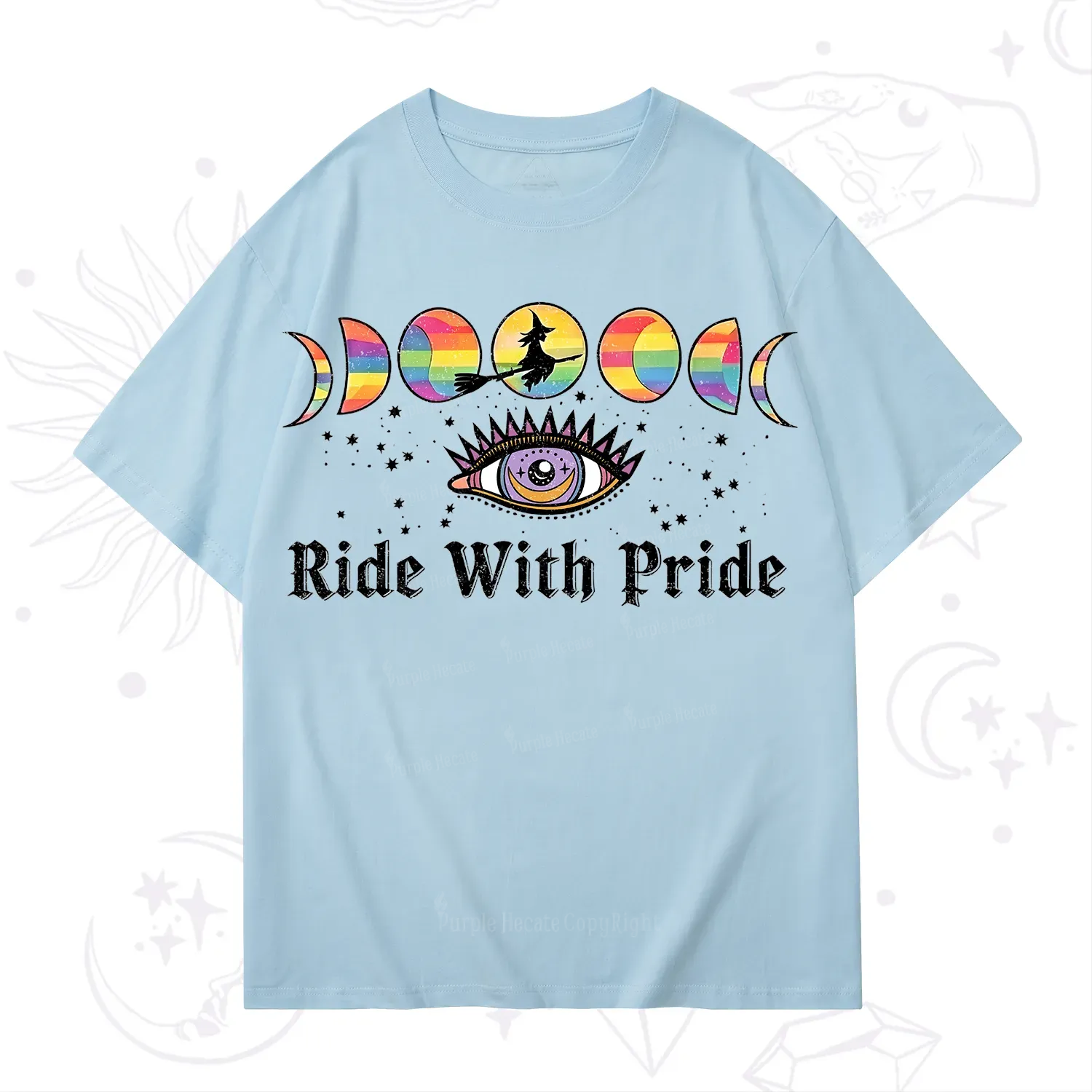 Purplehecate Ride With Rride T-Shirt