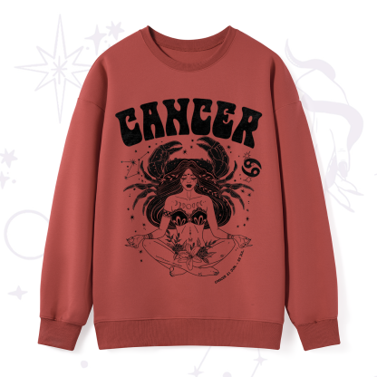 Purplehecate Cancer Zodiac Glyphs Sweatshirt