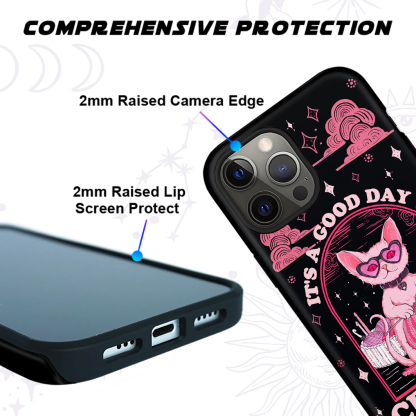 Purplehecate It's A Good Day To Crochet Crop Phone Case