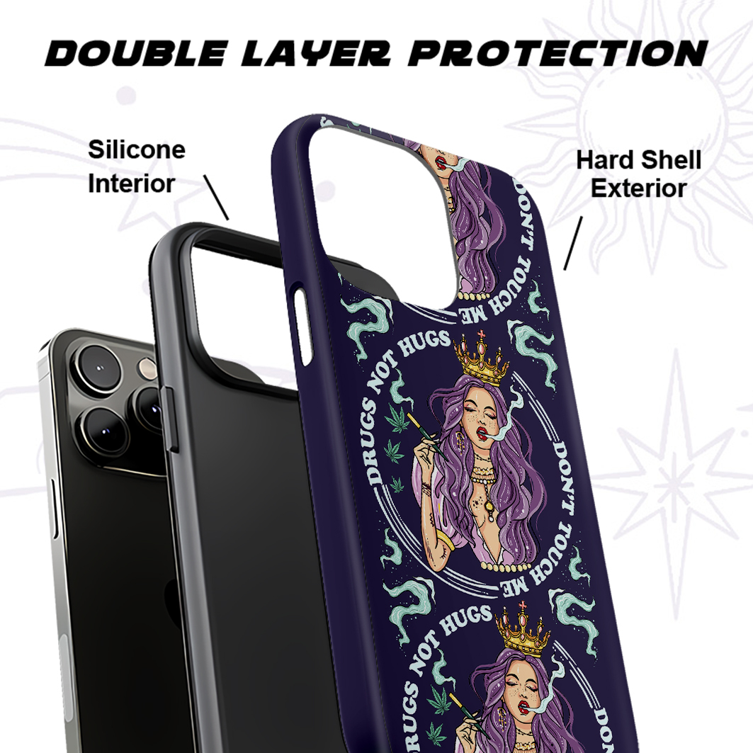 Purplehecate Drugs Not Hugs Phone Case