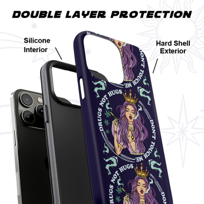 Purplehecate Drugs Not Hugs Phone Case