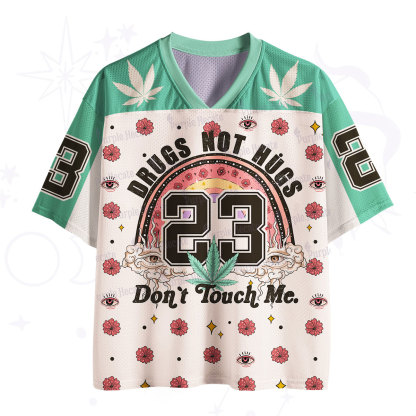 Purplehecate Drugs Not Hugs Don't Touch Me Mesh Jersey