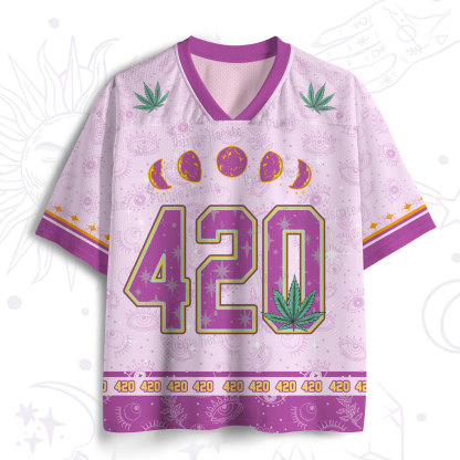 Purplehecate 420 Vibes Don’t Touch My Weed Mesh Jersey