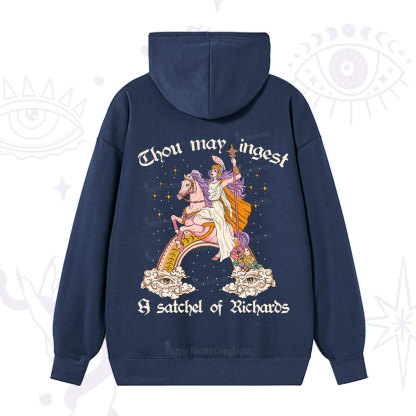 Purplehecate Thou may ingest a satchel of Richards Hoodie