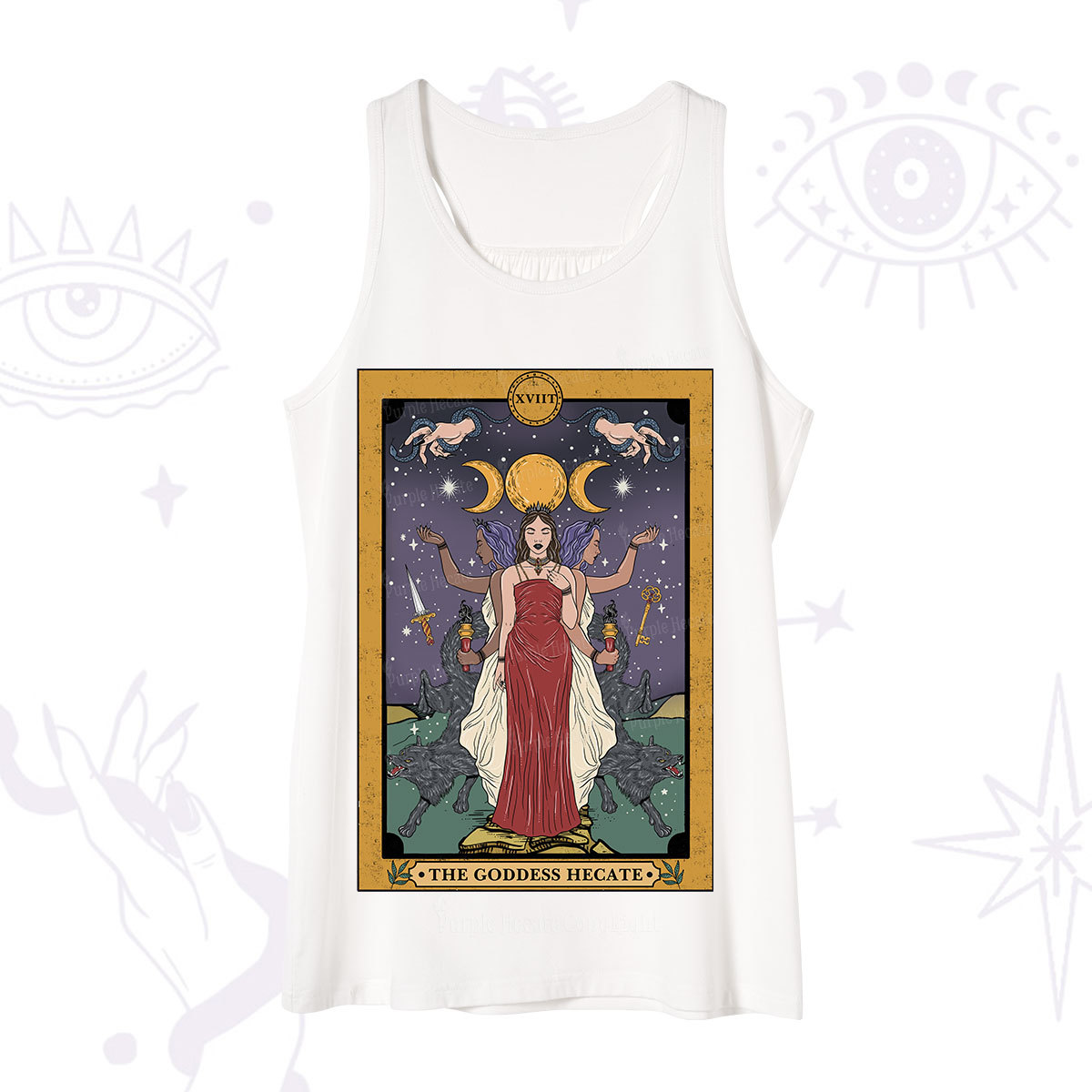 Purplehecate The Goddess Hecate Tarot Tank
