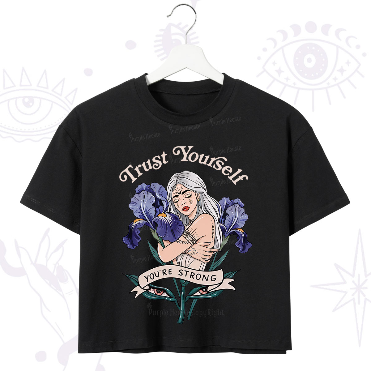 Purplehecate Trust Yourself Crop T-Shirt