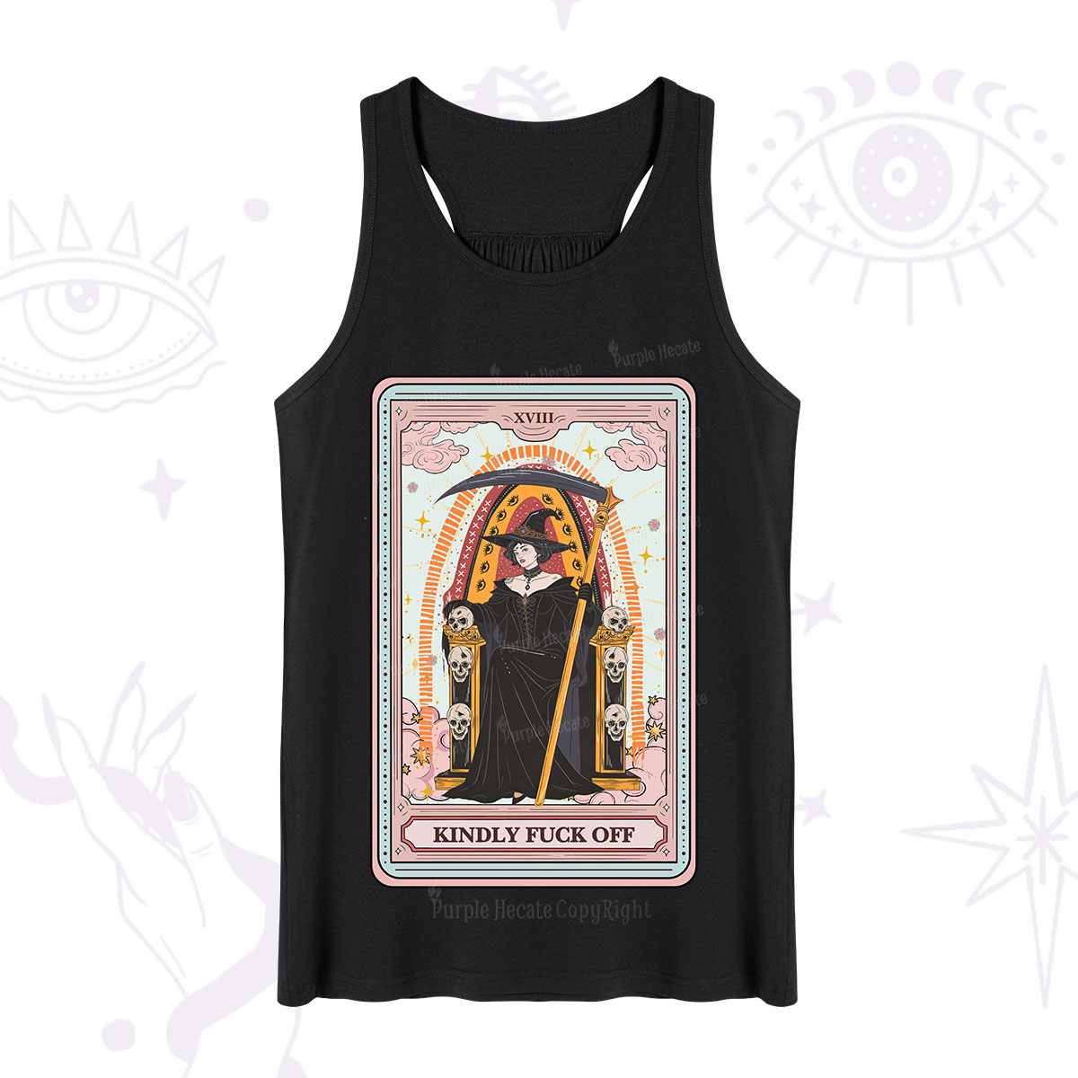 Purplehecate The Kindly Fuck Off Tarot Tank