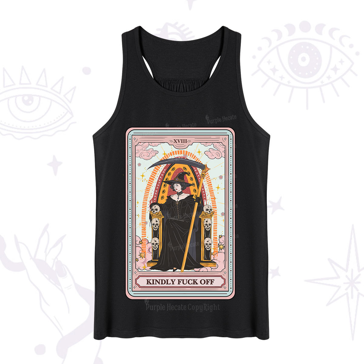 Purplehecate The Kindly Fuck Off Tarot Tank