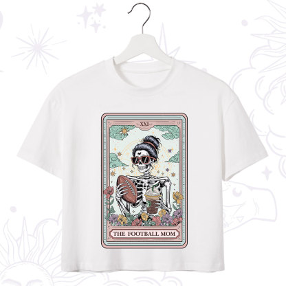 Purplehecate The Football Mom Tarot Crop T-Shirt