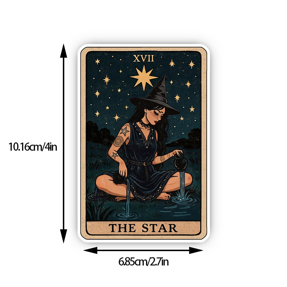 Purplehecate The Star Witch Tarot Sticker