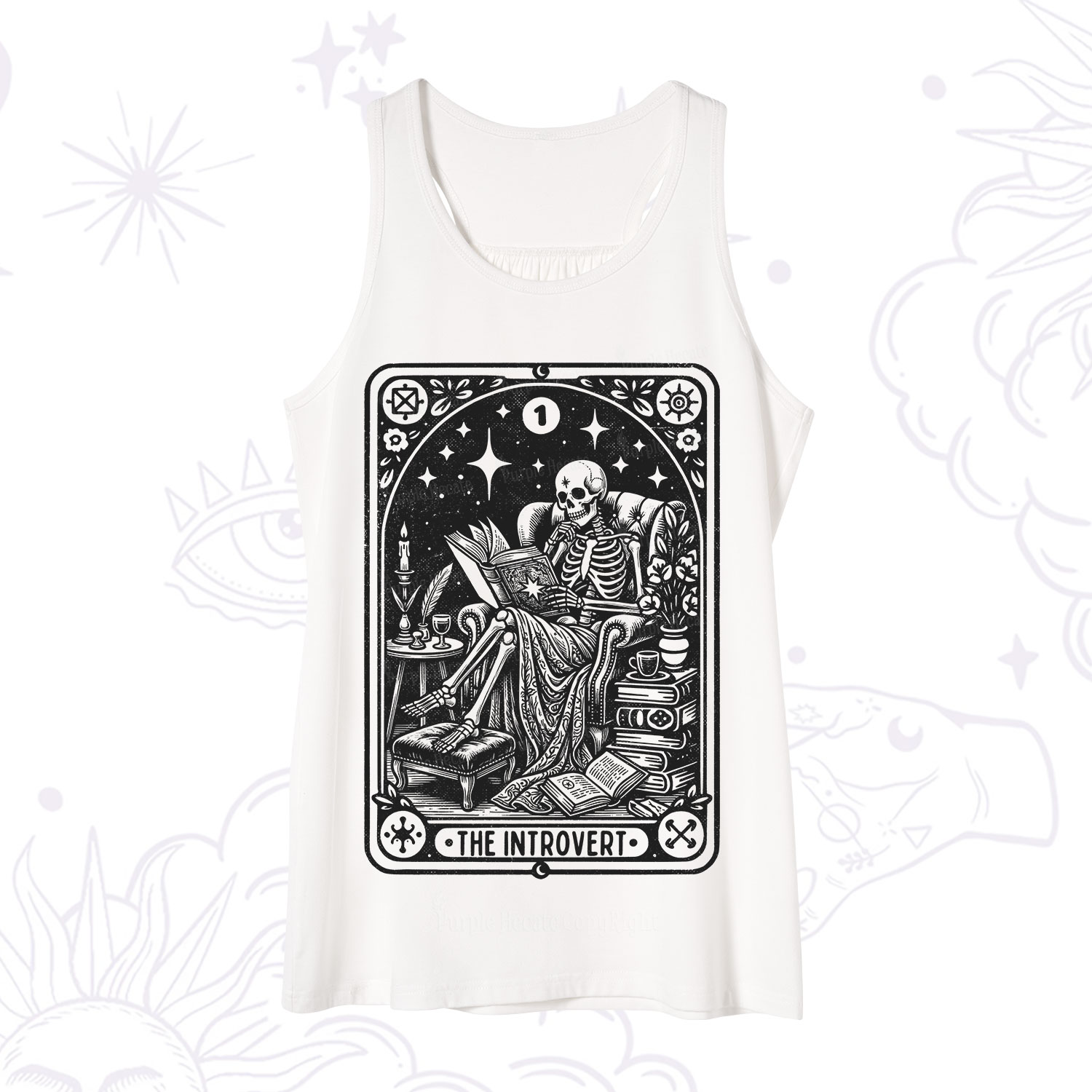 Purplehecate The Introvert Tarot Card Tank