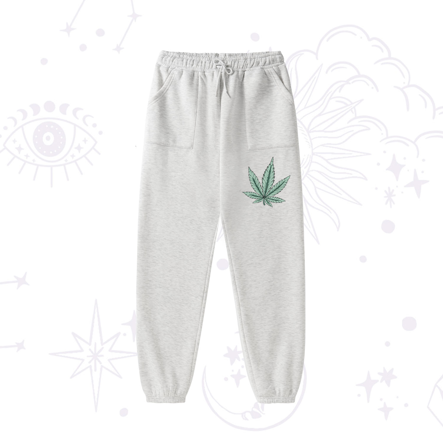 Purplehecate Sarcastic Weed Fleece Hoodie Suit