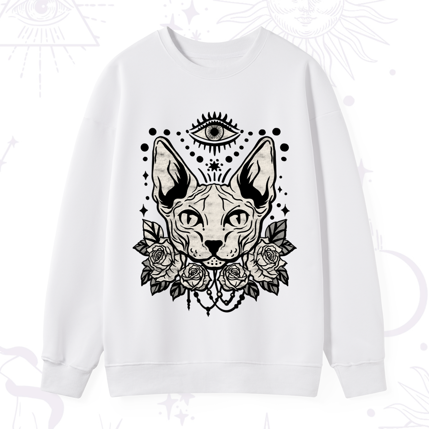 Purplehecate Mystical Cat Sweatshirt