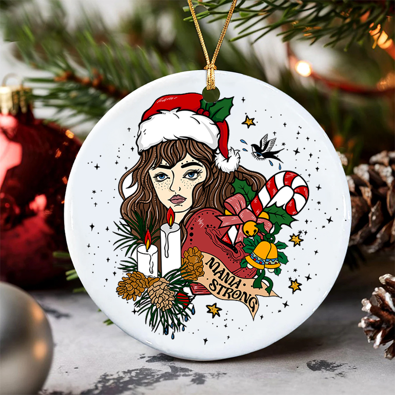 Purplehecate Momo Strong Christmas Ornament