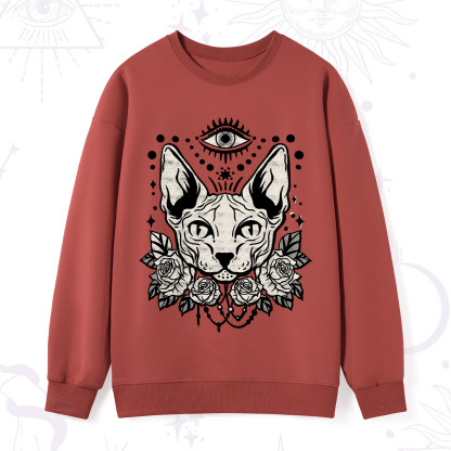 Purplehecate Mystical Cat Sweatshirt