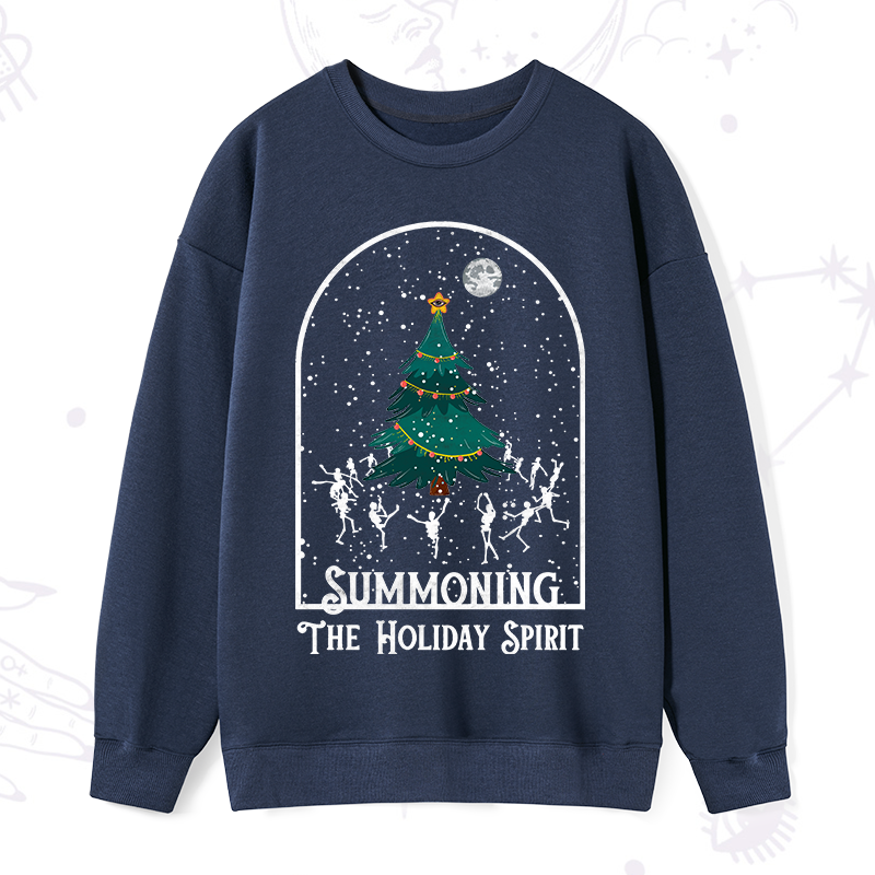 Purplehecate Christmas The Holiday Spirit Sweatshirt