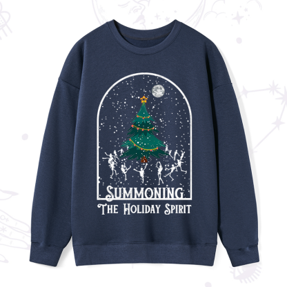 Purplehecate Christmas The Holiday Spirit Sweatshirt