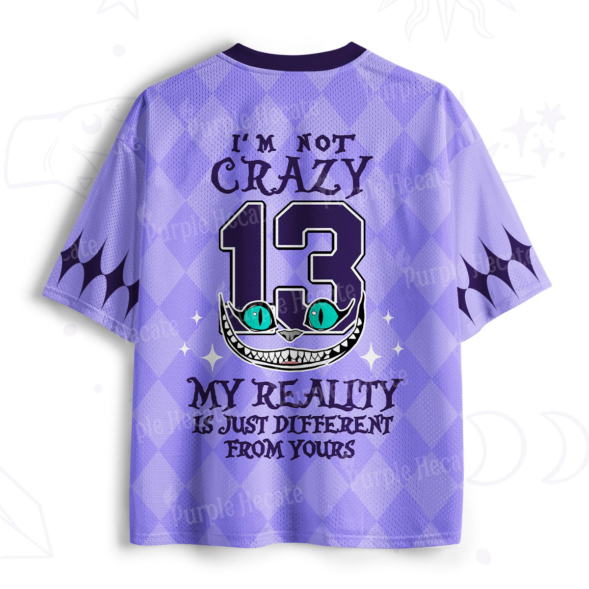 Purplehecate  I'm Not Crazy My Reality Is Just Different From Yours Mesh Jersey