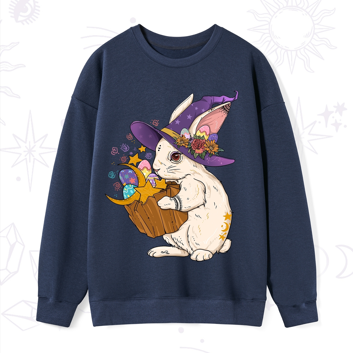 Purplehecate Enchanted Bunny Easter Sweatshirt