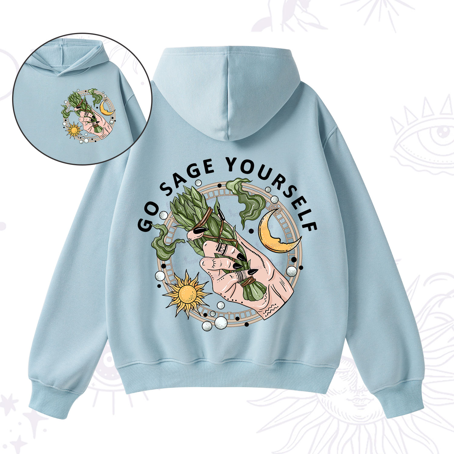 Purplehecate Go Sage Yourself Fleece Hoodie Suit