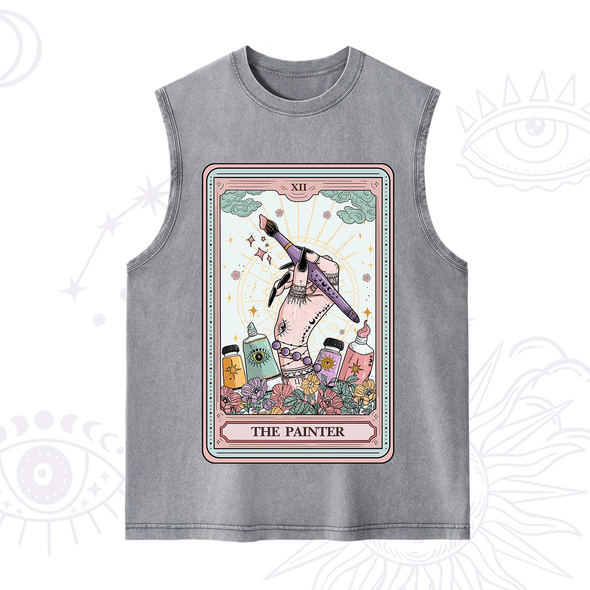 Purplehecate The Painter Tarot Washed Tank
