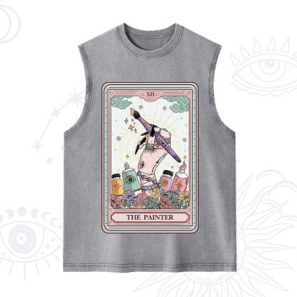 Purplehecate The Painter Tarot Washed Tank