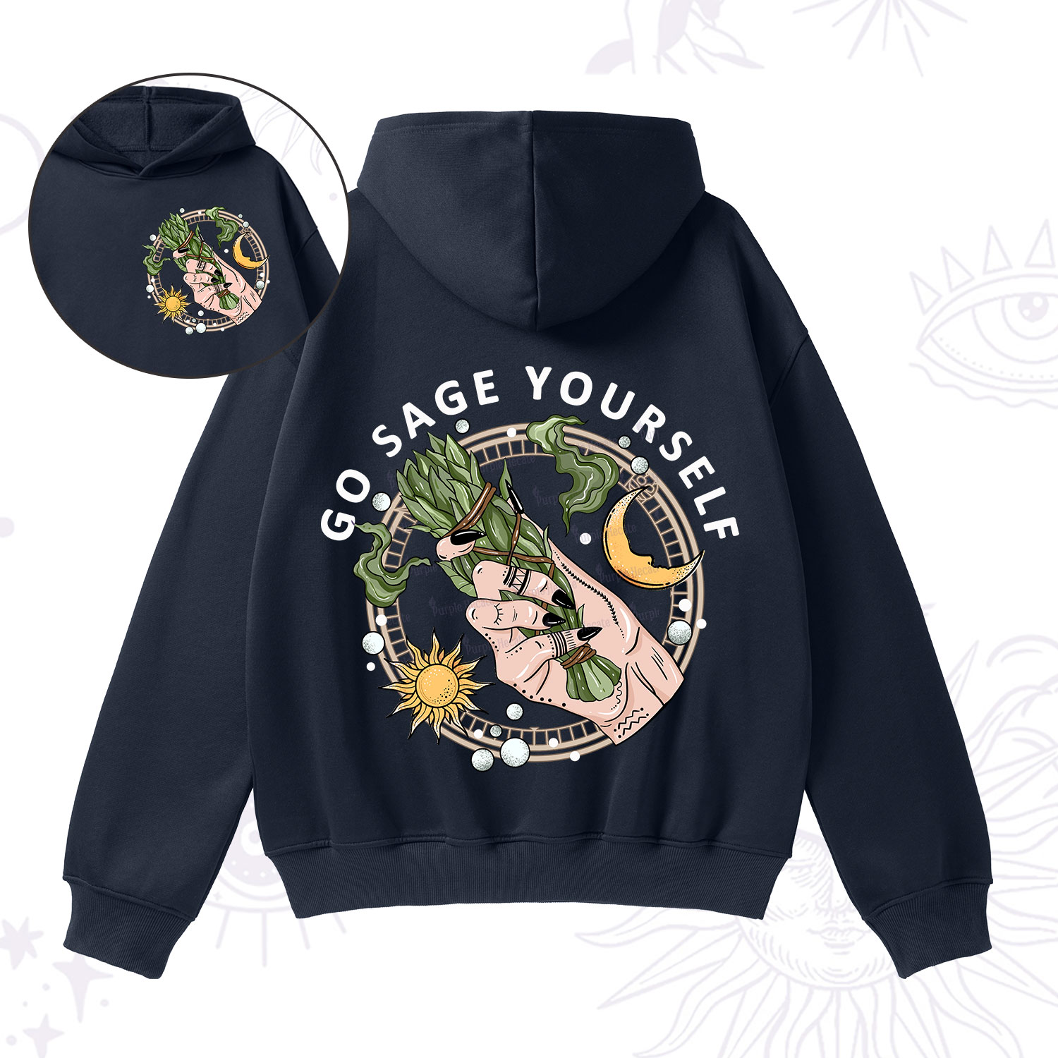 Purplehecate Go Sage Yourself Fleece Hoodie Suit