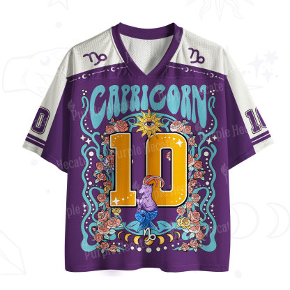 Purplehecate Capricorn Spirit Zodiac Mesh Jersey