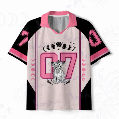 Purplehecate Lunar Guardians 07 Polo Collar Unisex Jersey