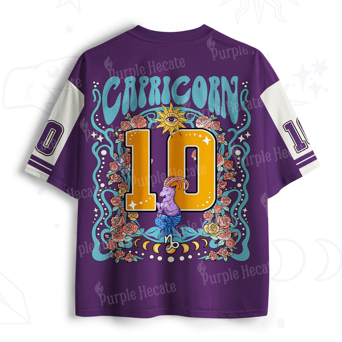 Purplehecate Capricorn Spirit Zodiac Mesh Jersey