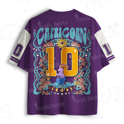 Purplehecate Capricorn Spirit Zodiac Mesh Jersey