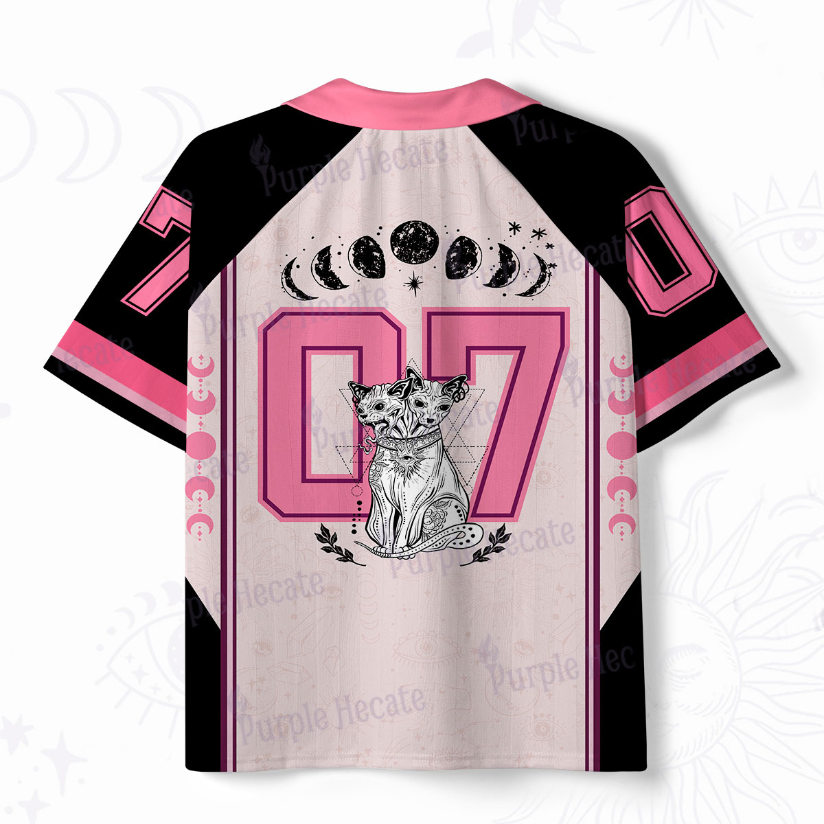 Purplehecate Lunar Guardians 07 Polo Collar Unisex Jersey