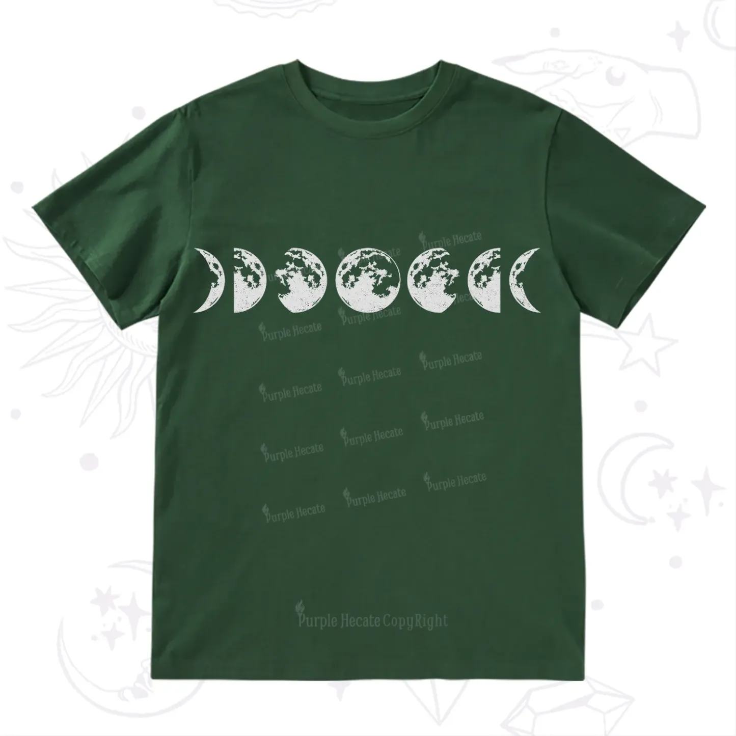 Purplehecate Moon Phases T-Shirt