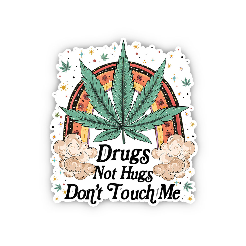 Purplehecate Drugs Not Hugs Sticker