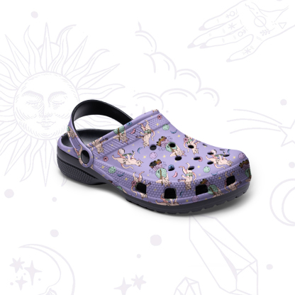 Purplehecate Cat Coven Rubber Clogs