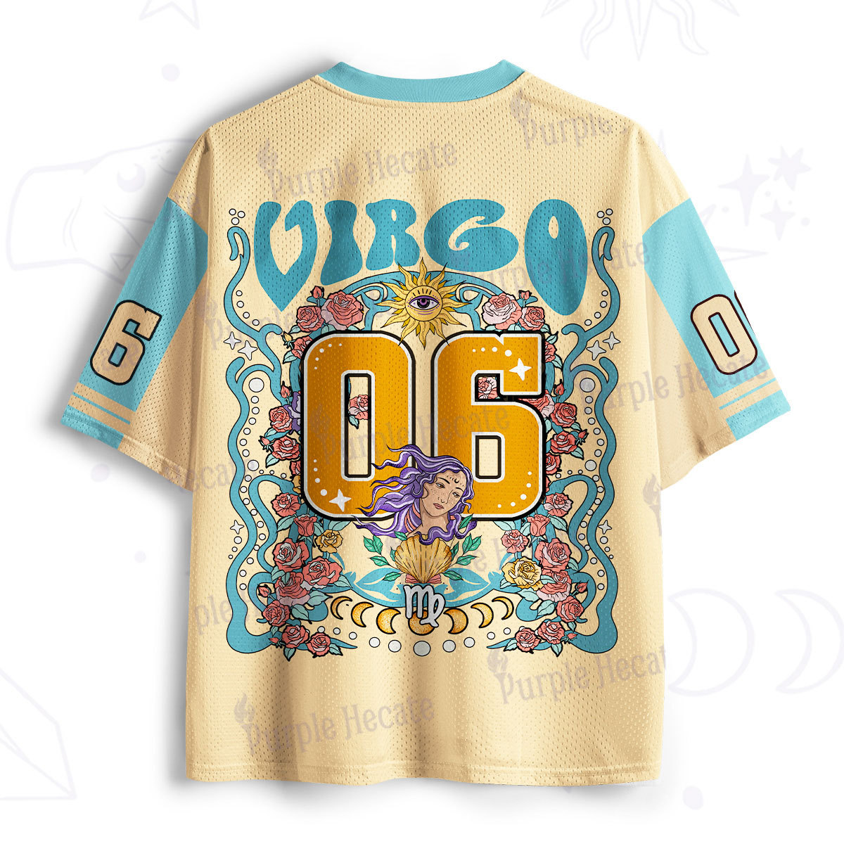 Purplehecate Virgo Spirit Zodiac Mesh Jersey