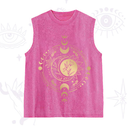 Purplehecate Mystic Moon And Sun Washed Tank