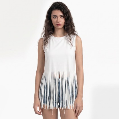 Purplehecate Fringe Tank Top